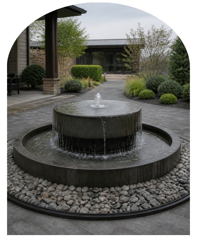 Декоративный фонтан под ключ в Истре от 76200 р. | Метпроект-Ста